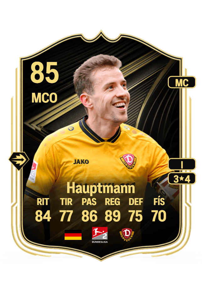 Niklas Hauptmann card