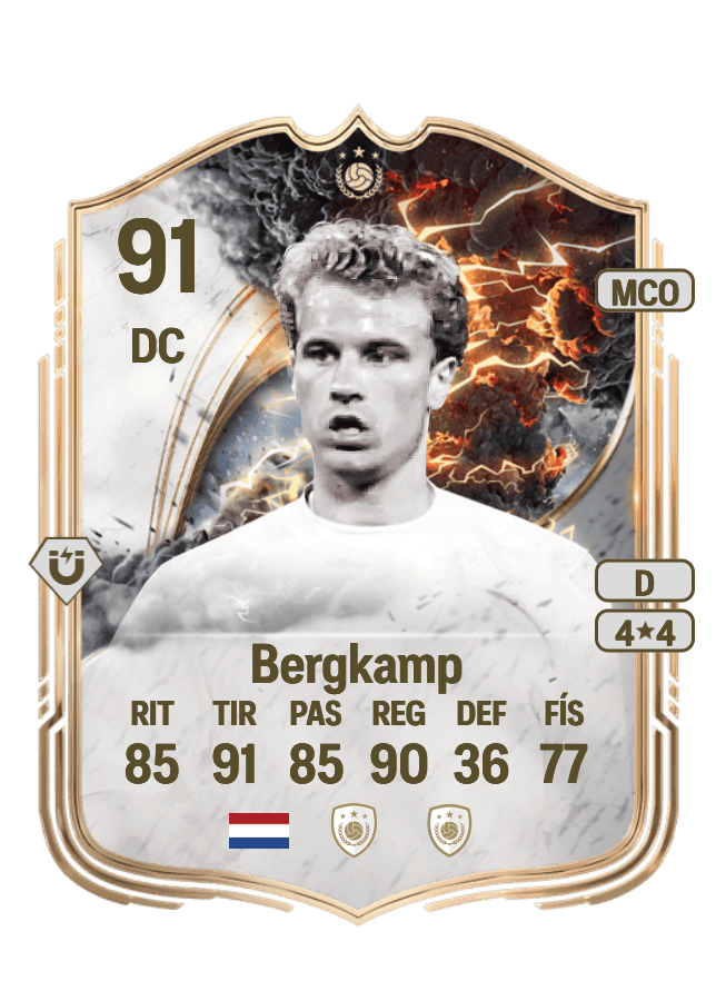 Dennis Bergkamp card