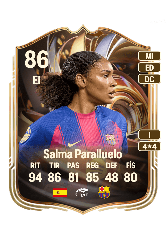 Salma Paralluelo card
