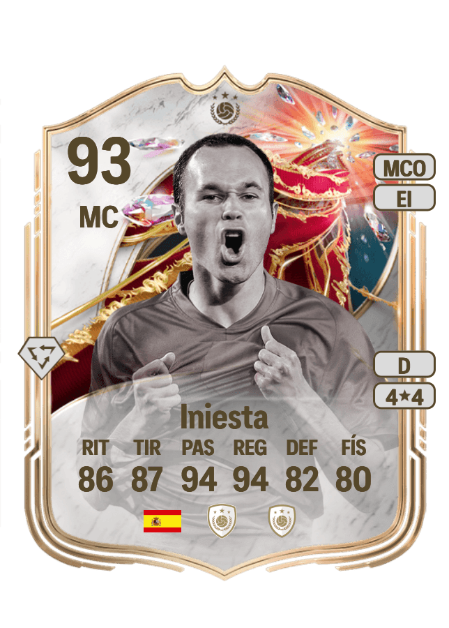 Iniesta card