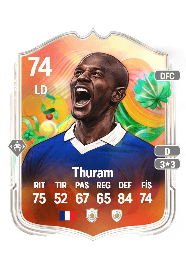 Lilian Thuram card