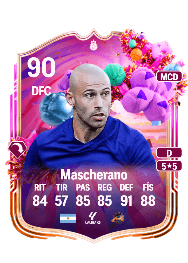 Javier Mascherano card