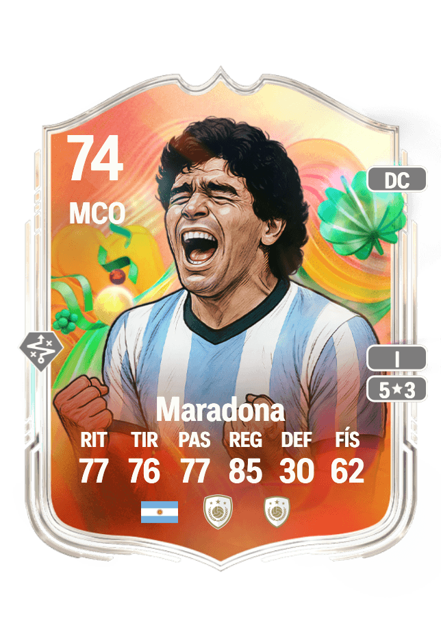 Diego Armando Maradona card