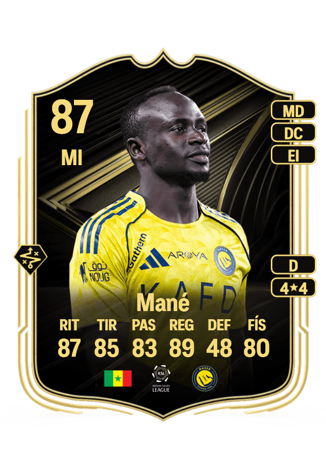 Sadio Mané card