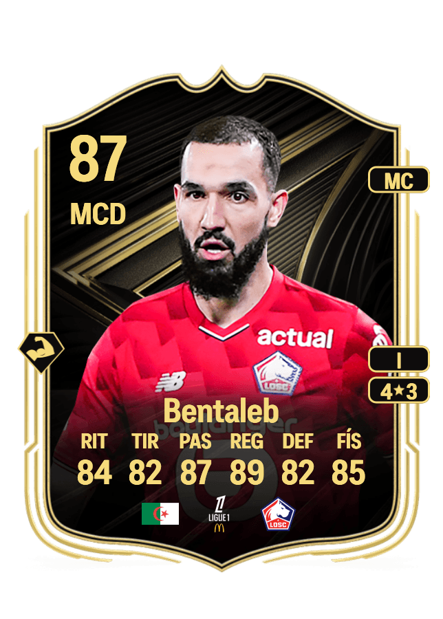 Nabil Bentaleb card