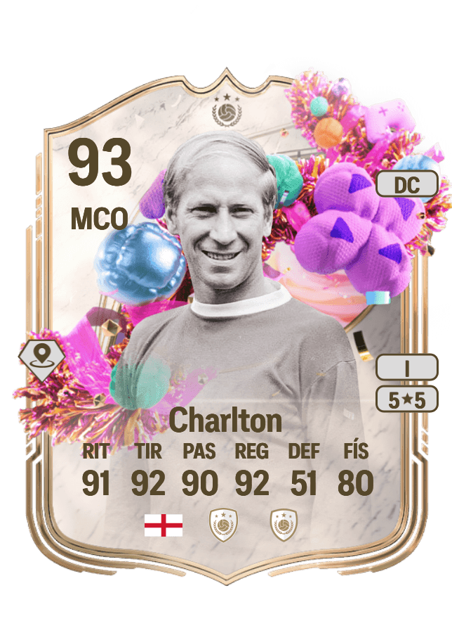 Bobby Charlton card