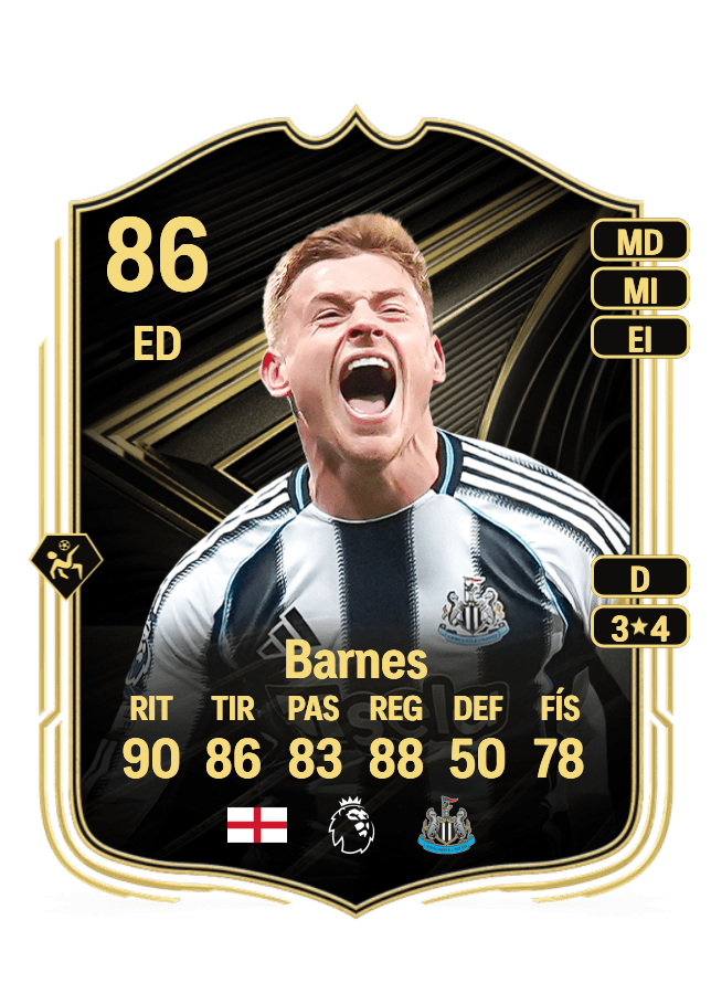 Harvey Barnes card