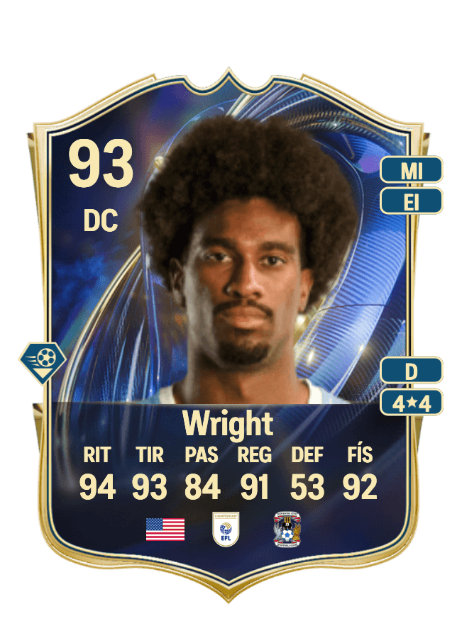 Haji Wright card