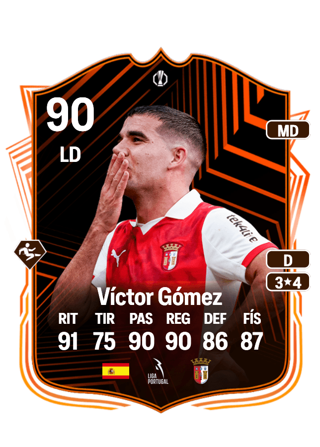 Víctor Gómez card