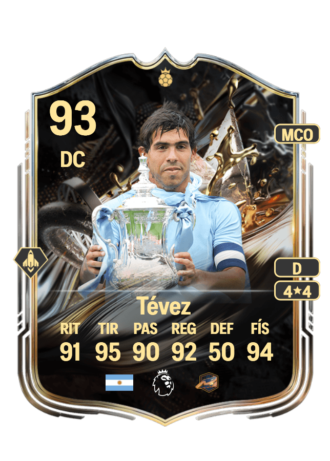 Carlos Tévez card