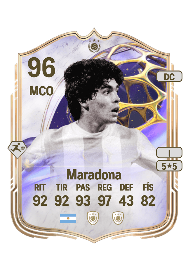 Diego Armando Maradona card