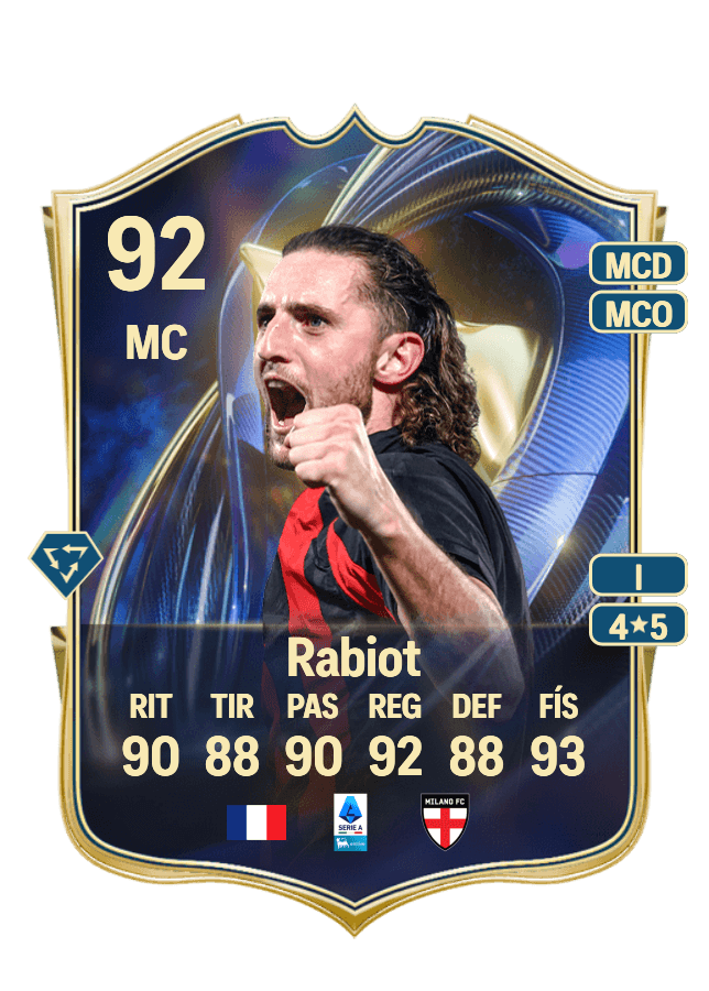 Adrien Rabiot card