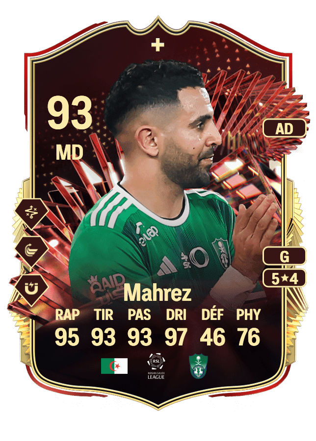 Riyad Mahrez card
