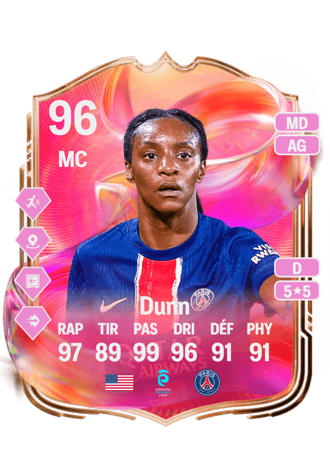 Crystal Dunn card