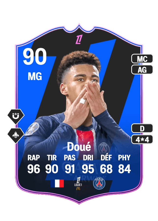 Désiré Doué card