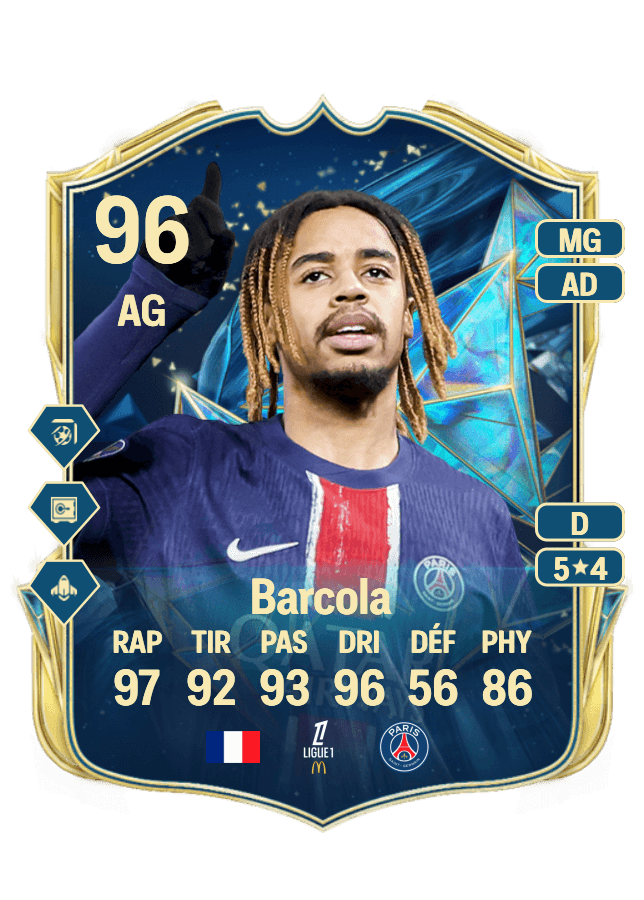 Bradley Barcola card