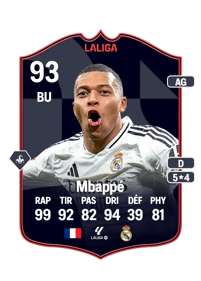 Kylian Mbappé card