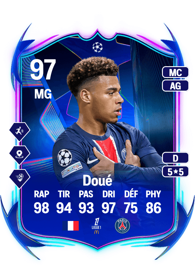 Désiré Doué card