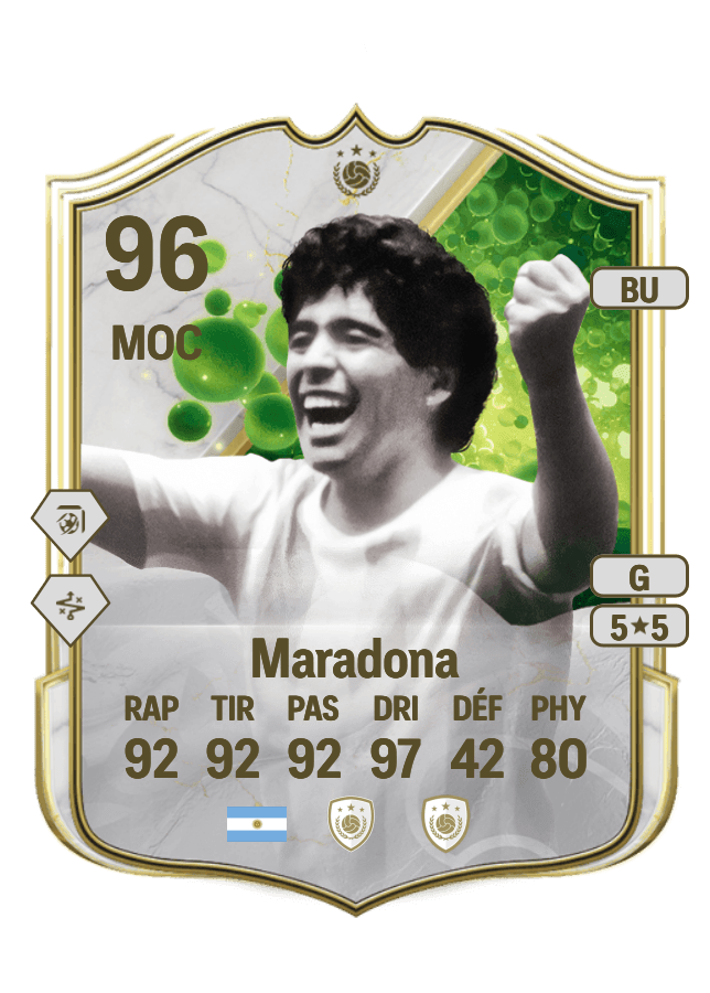 Diego Armando Maradona card