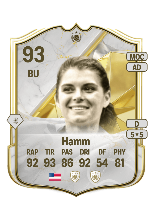 Mia Hamm card