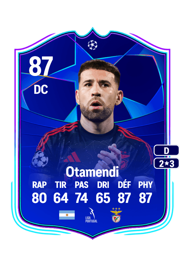Nicolás Otamendi card