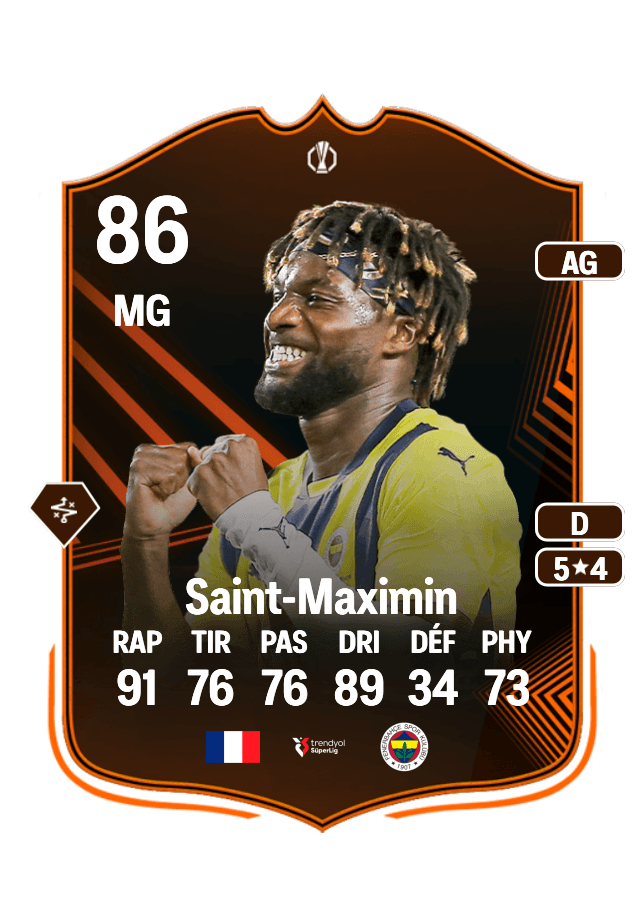 Allan Saint-Maximin card