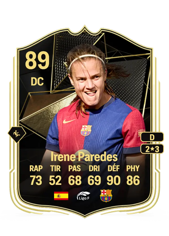 Irene Paredes card