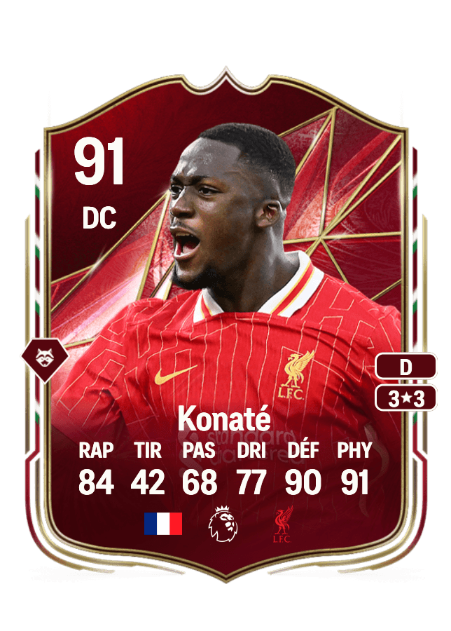 Ibrahima Konaté card