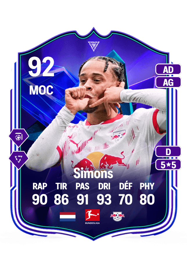 Xavi Simons card