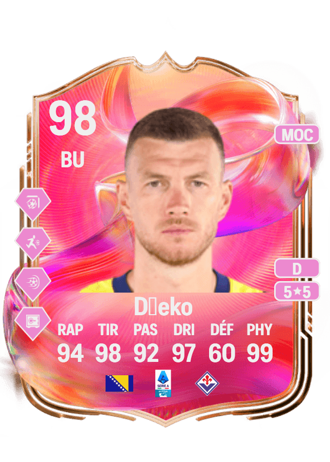 Edin Džeko card