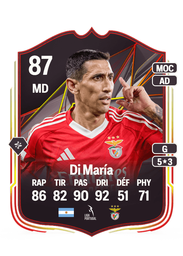 Ángel Di María card