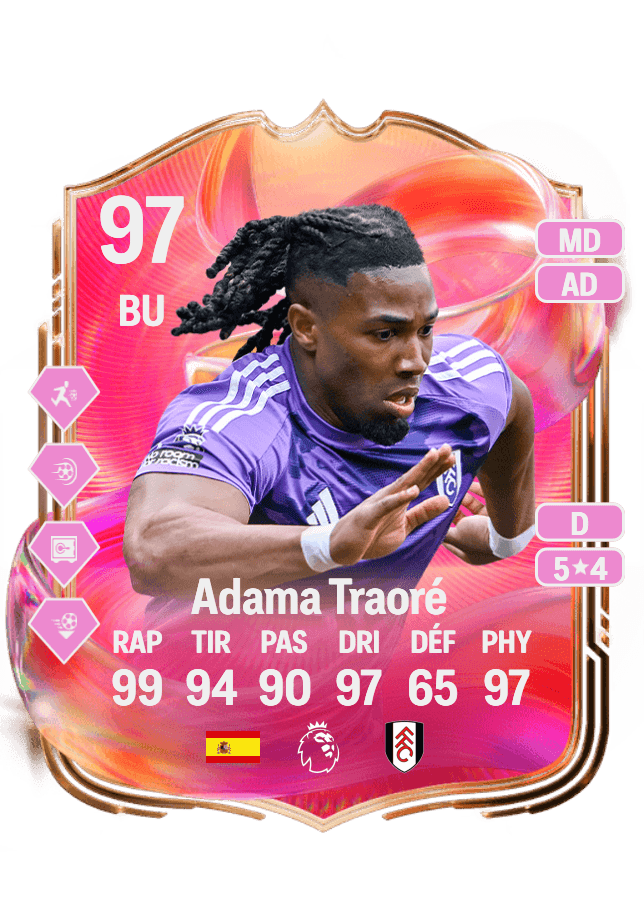 Adama Traoré card