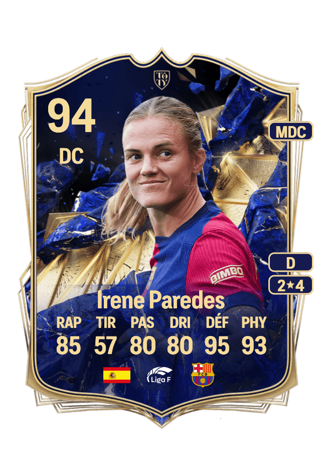 Irene Paredes card