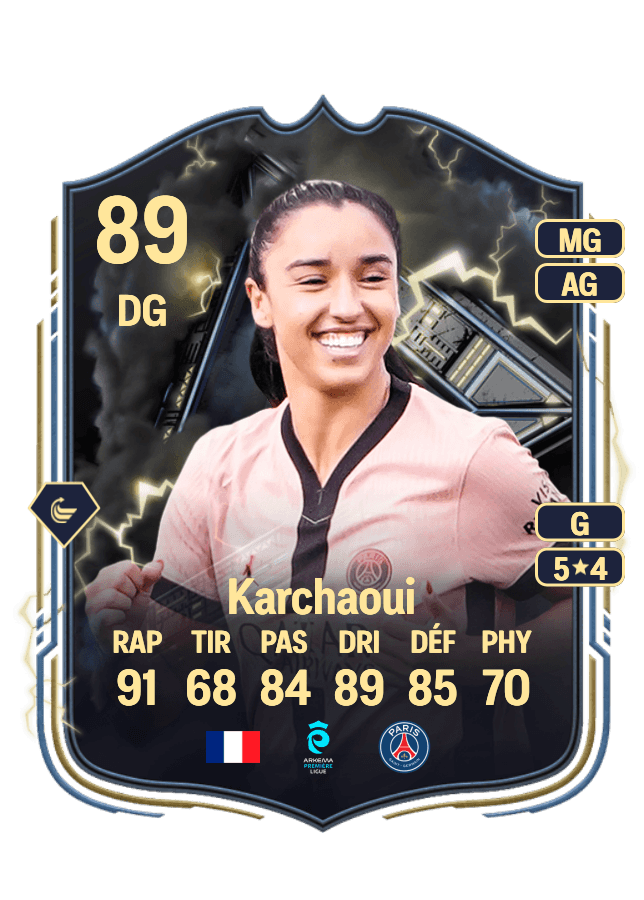 Sakina Karchaoui card
