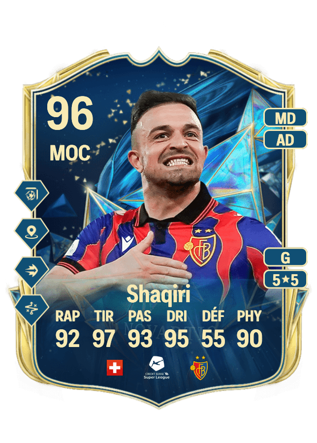 Xherdan Shaqiri card