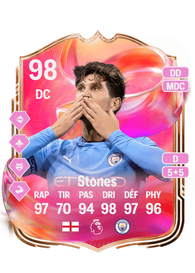 John Stones card