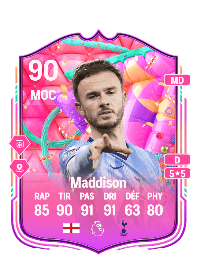 James Maddison card