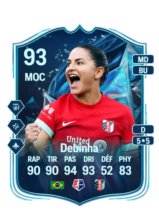 Debinha card