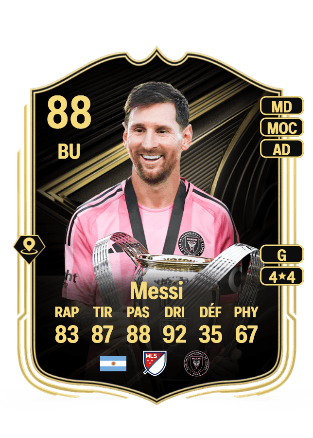 Lionel Messi card