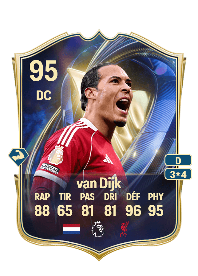 Virgil van Dijk card