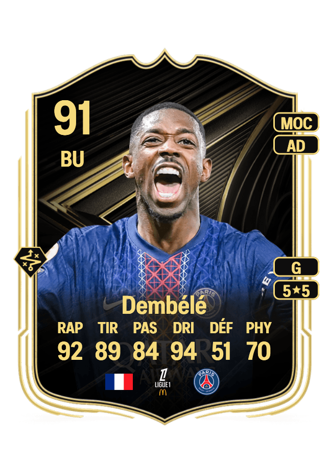 Ousmane Dembélé card