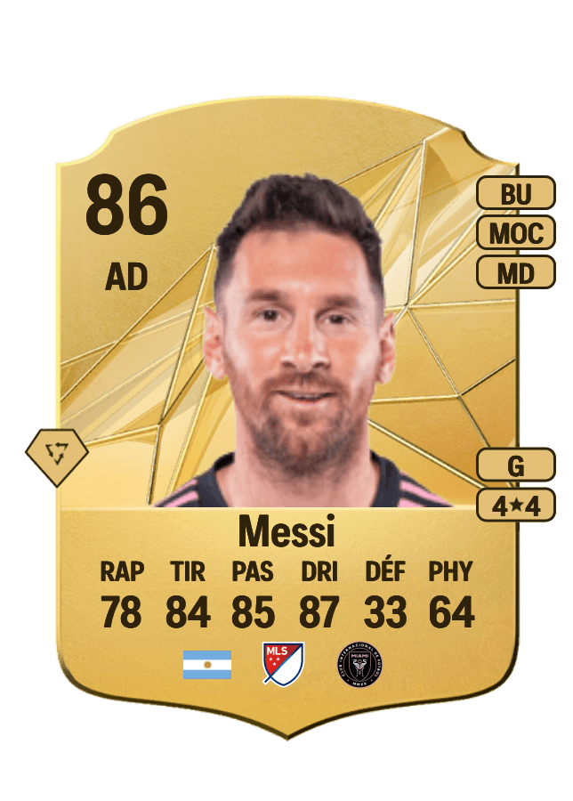 Lionel Messi card