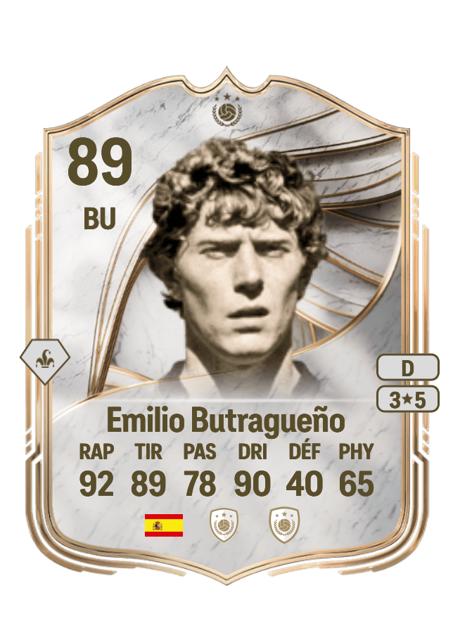 Emilio Butragueño card