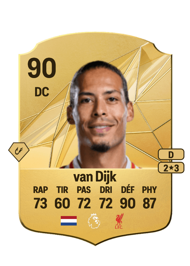 Virgil van Dijk card