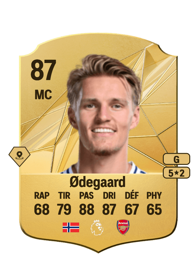 Martin Ødegaard card
