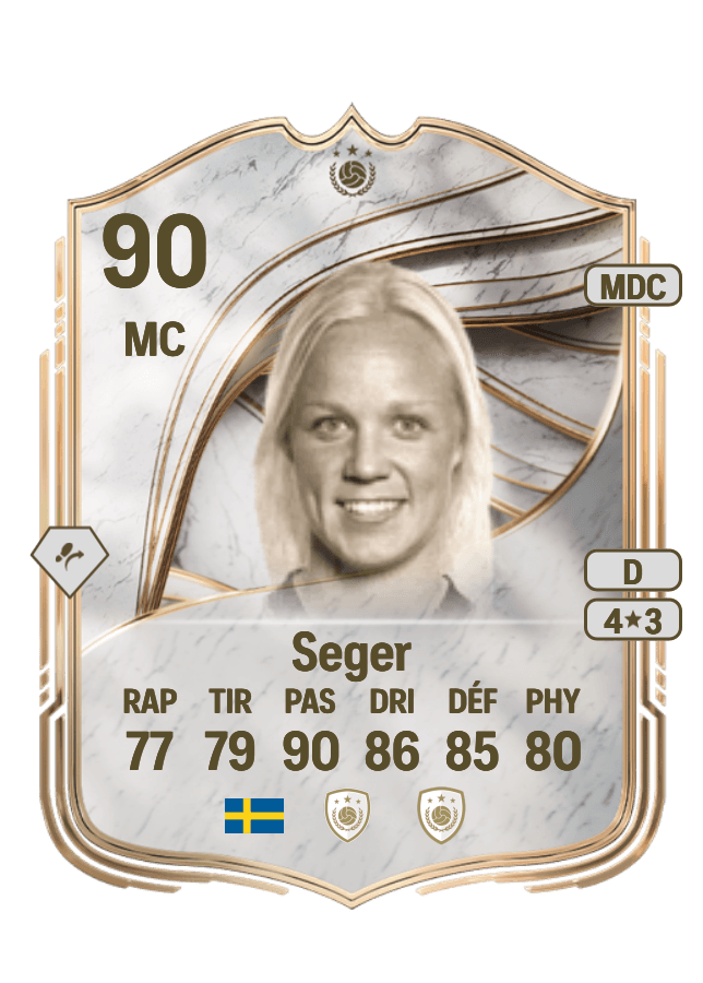 Caroline Seger card