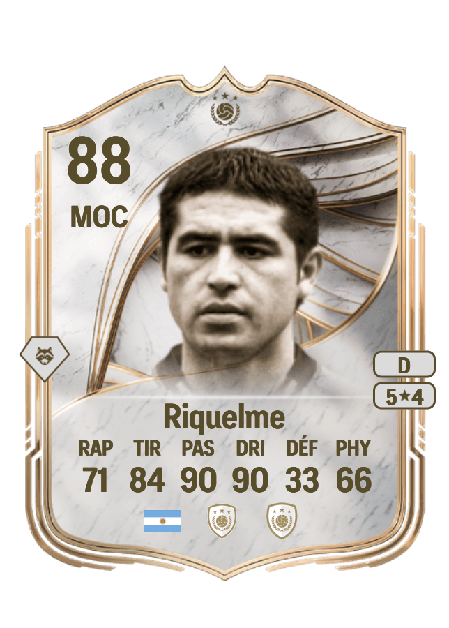 Juan Román Riquelme card