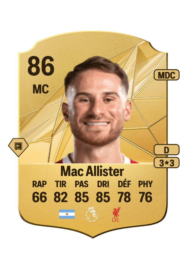 Alexis Mac Allister card
