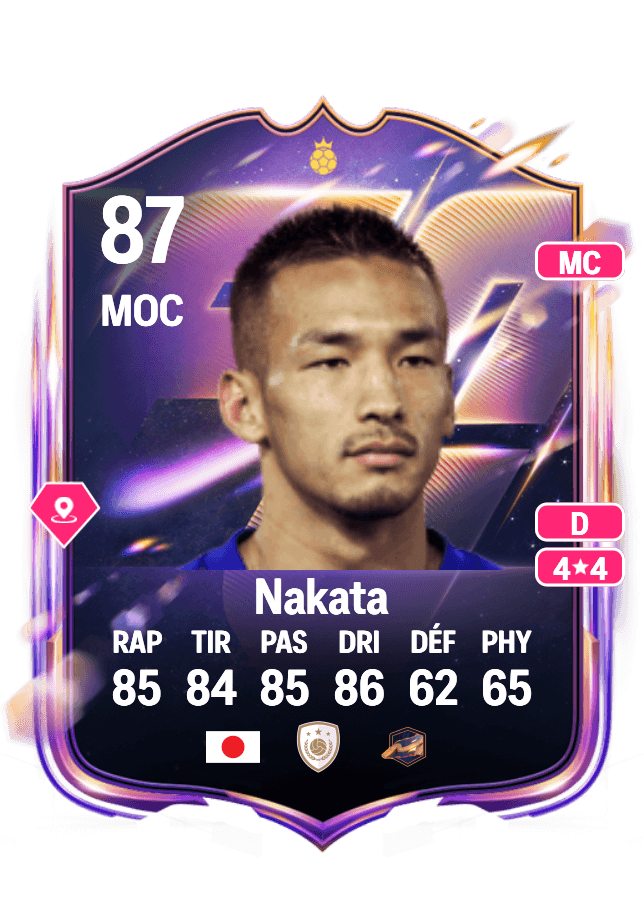 Hidetoshi Nakata card