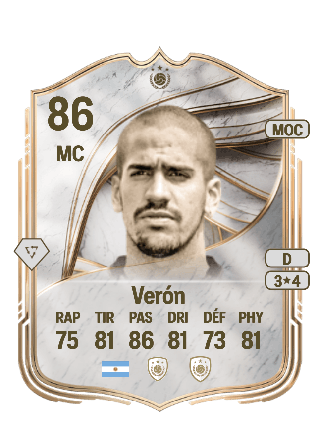 Juan Sebastián Verón card